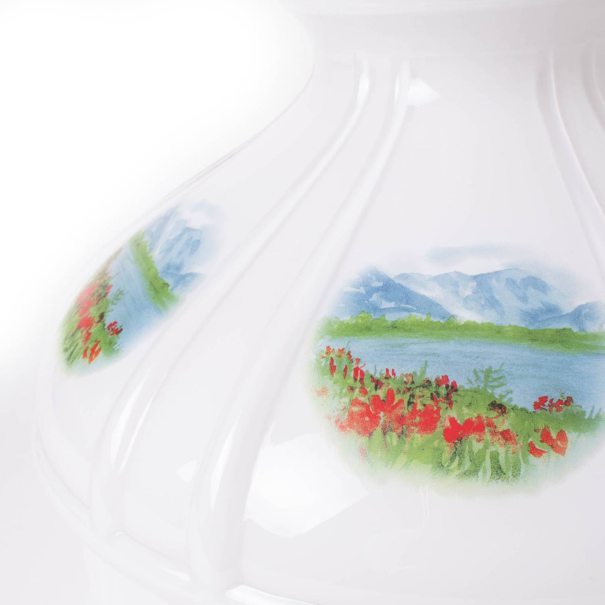 Aladdin Alpine Meadow Lamp Shade - Glass - 10"