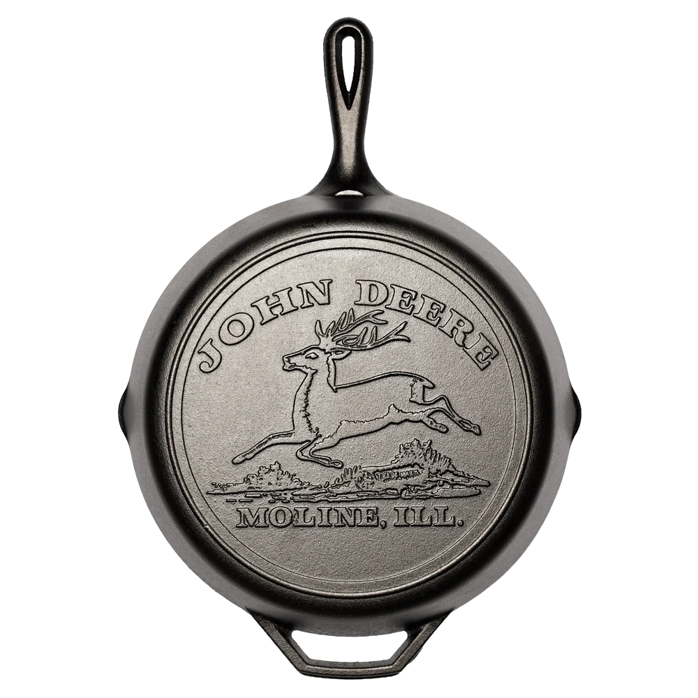 Lodge John Deere Hometown Cast Iron Skillet - 12"