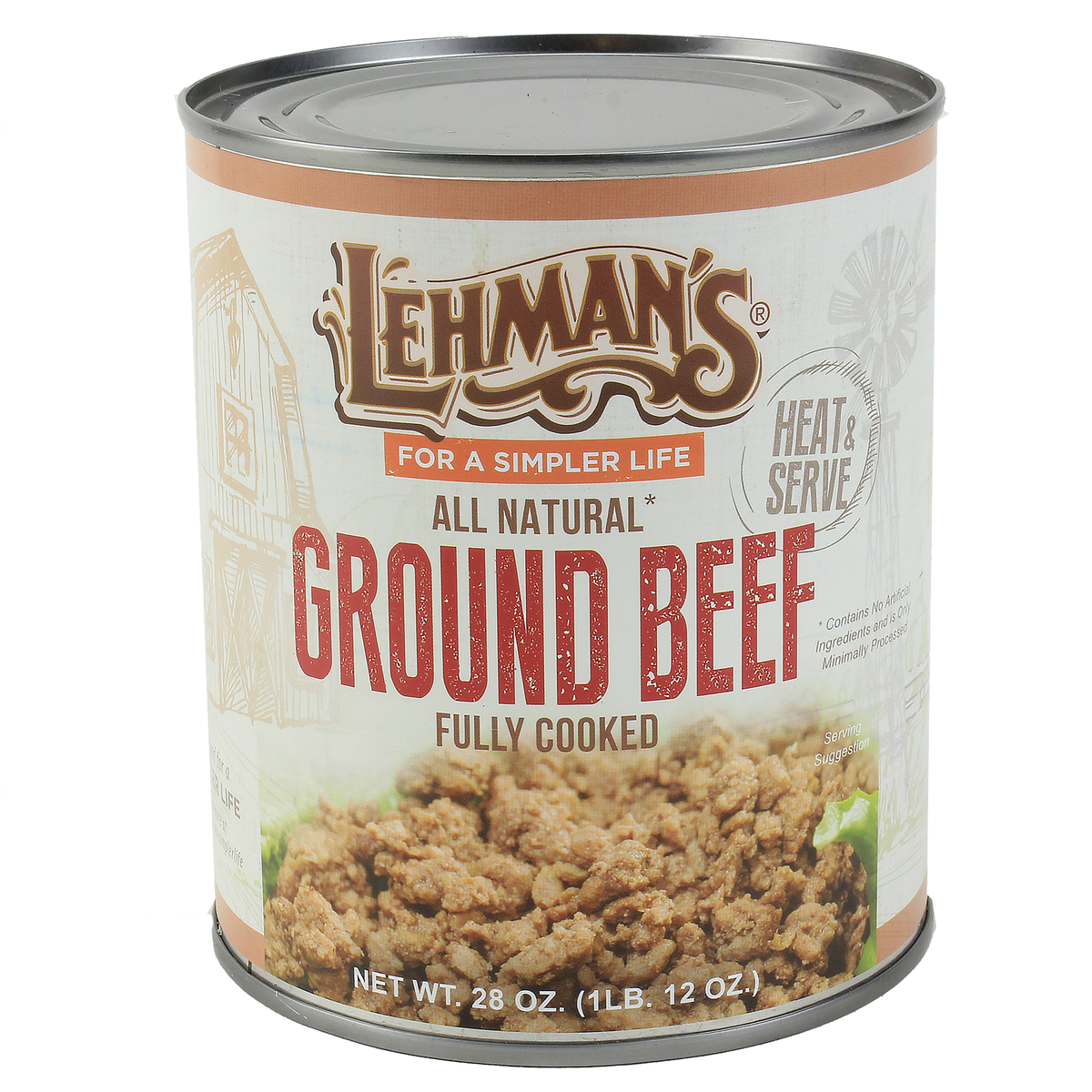 Lehman's Canned Ground Beef