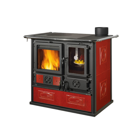 La Nordica Rosa Reverse - Ceramic Wood Cook Stove