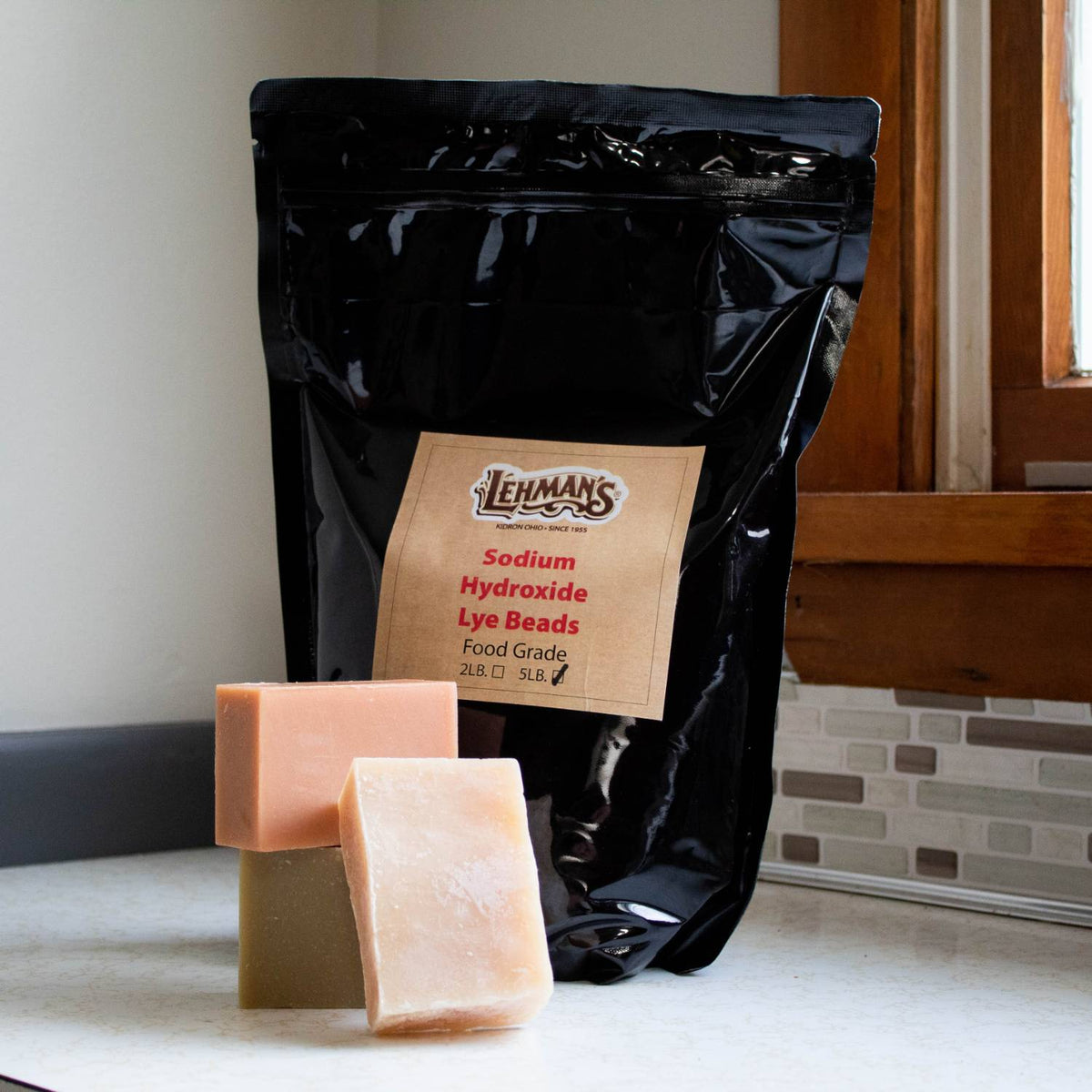 Lehman's Sodium Hydroxide - Lye Beads for Soap Making