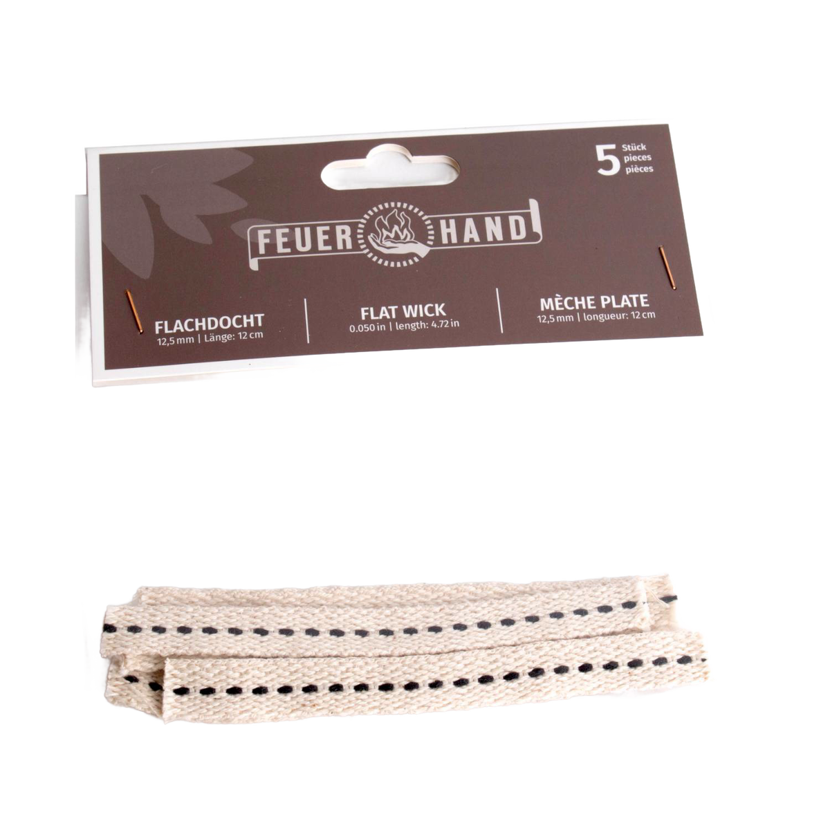 Flat Wicks for Oil Lamps
