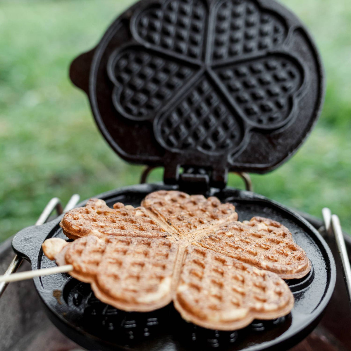 Petromax Cast Iron Rotating Waffle Iron