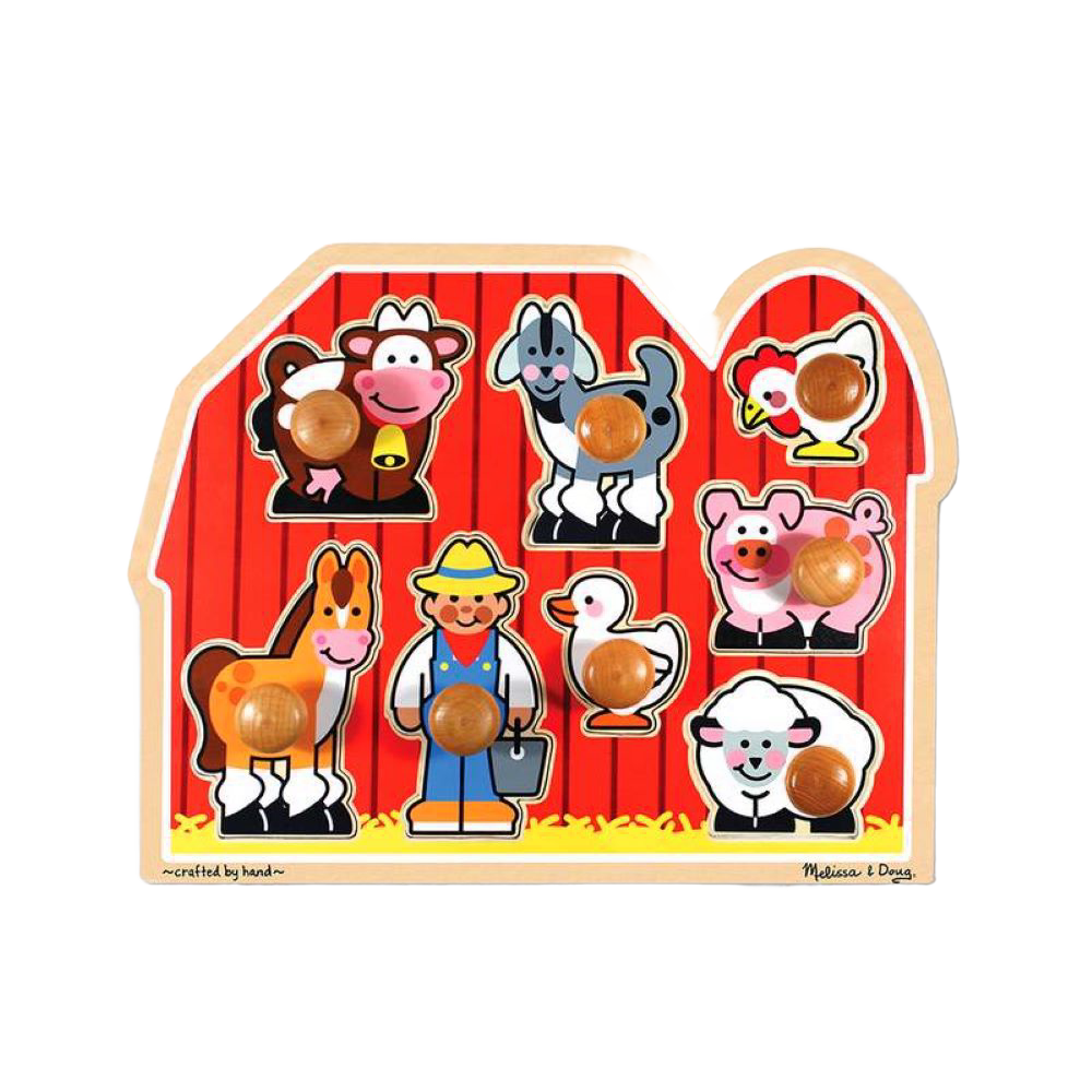 Farm Friends Jumbo Knob Puzzle