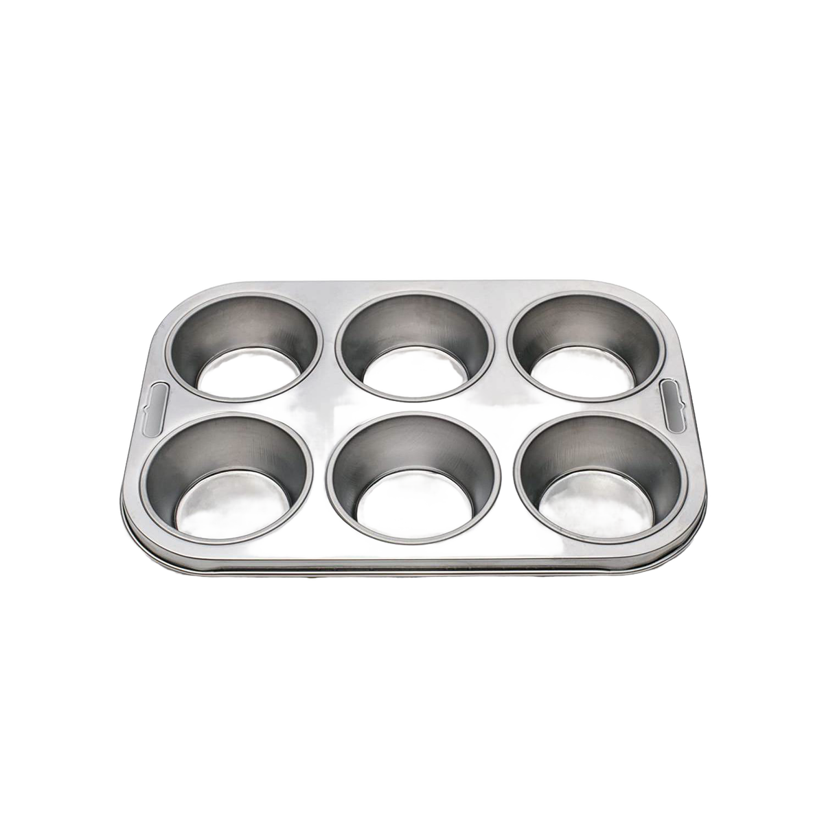 Muffin Pan - Stainless Steel (6 Cup)