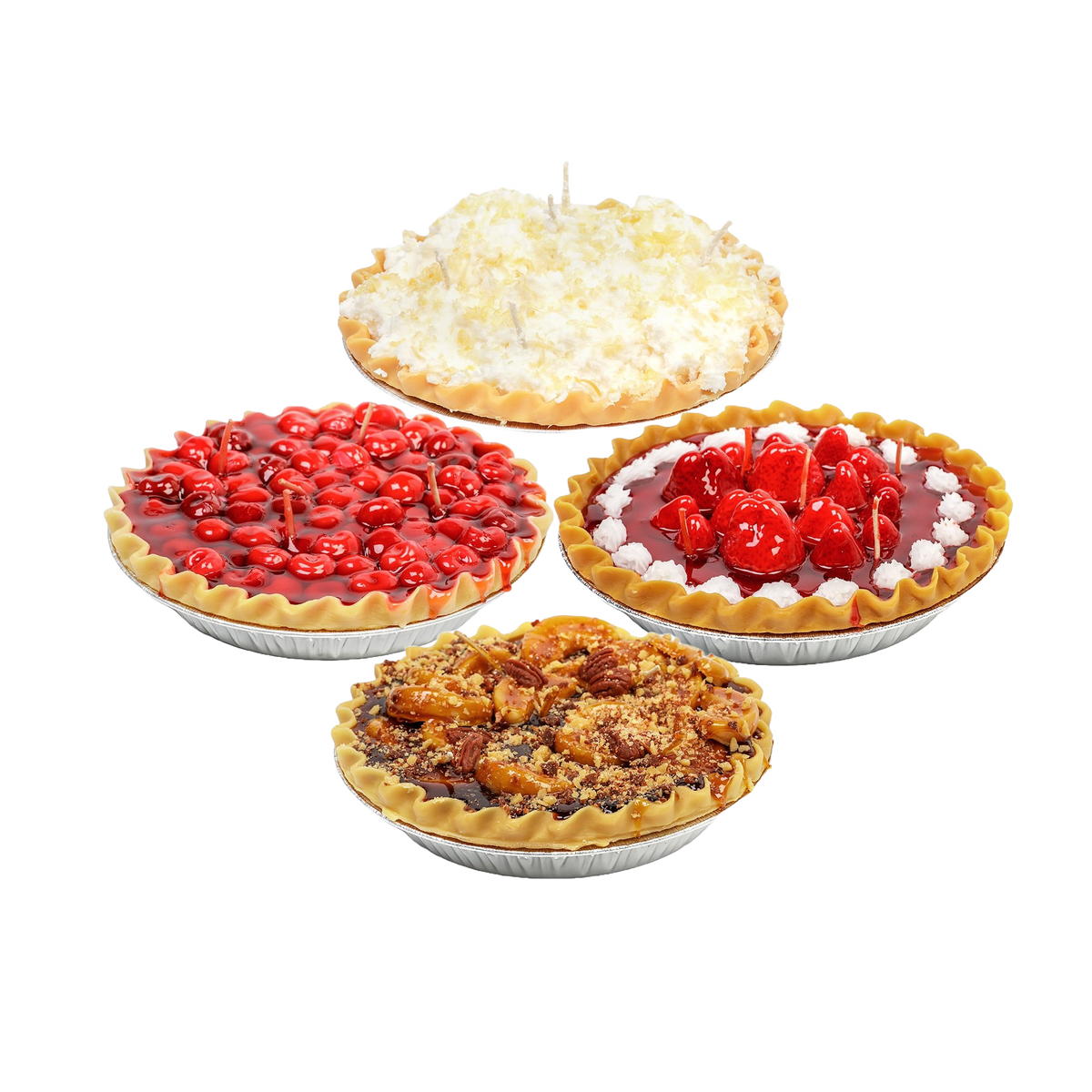 Strawberry Pie Dessert Candles