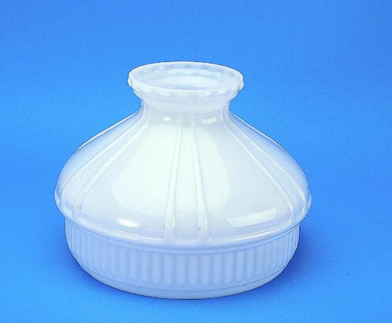 Aladdin Opal White Glass Oil Lamp Shade