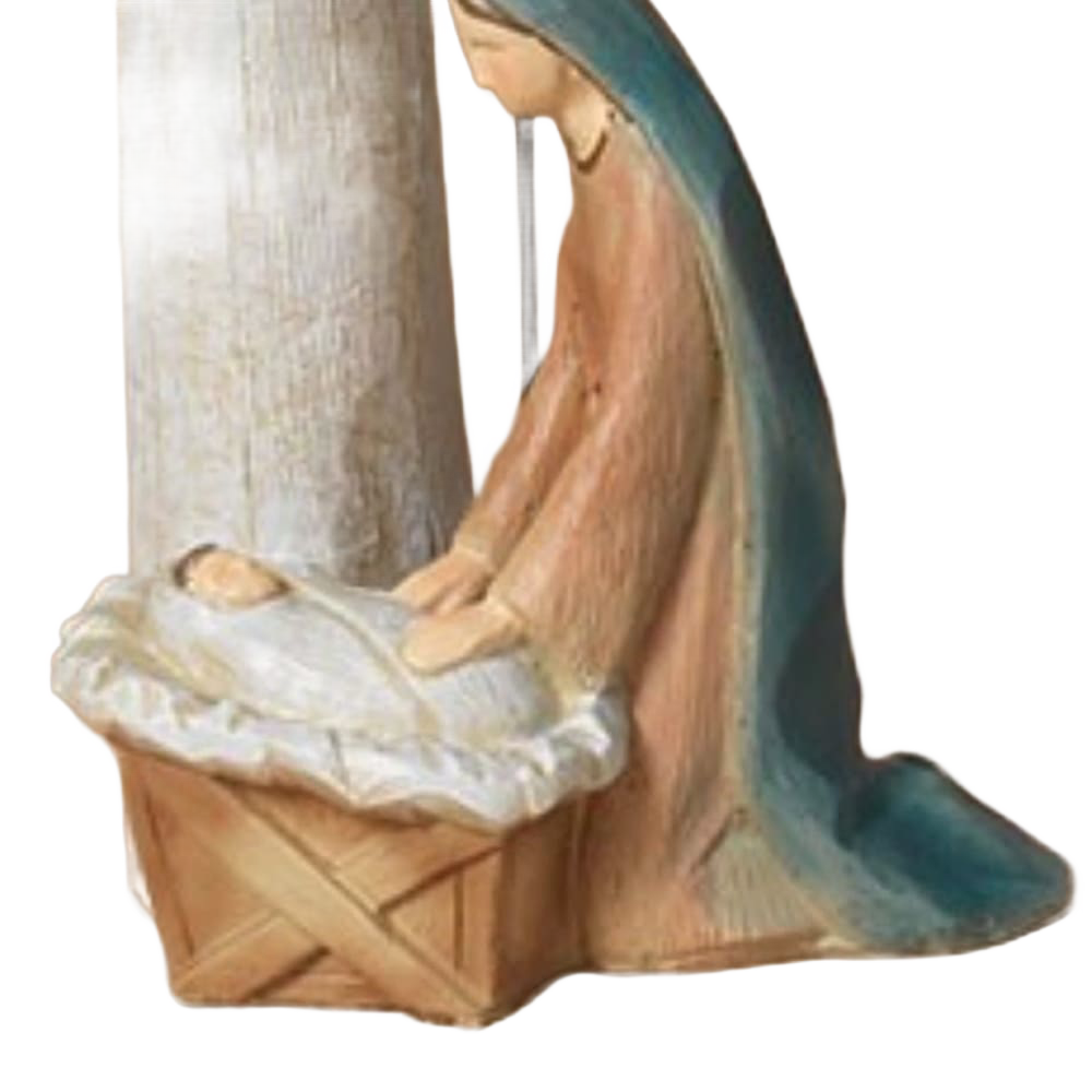 Resin Holy Family Nativity - 7.8"