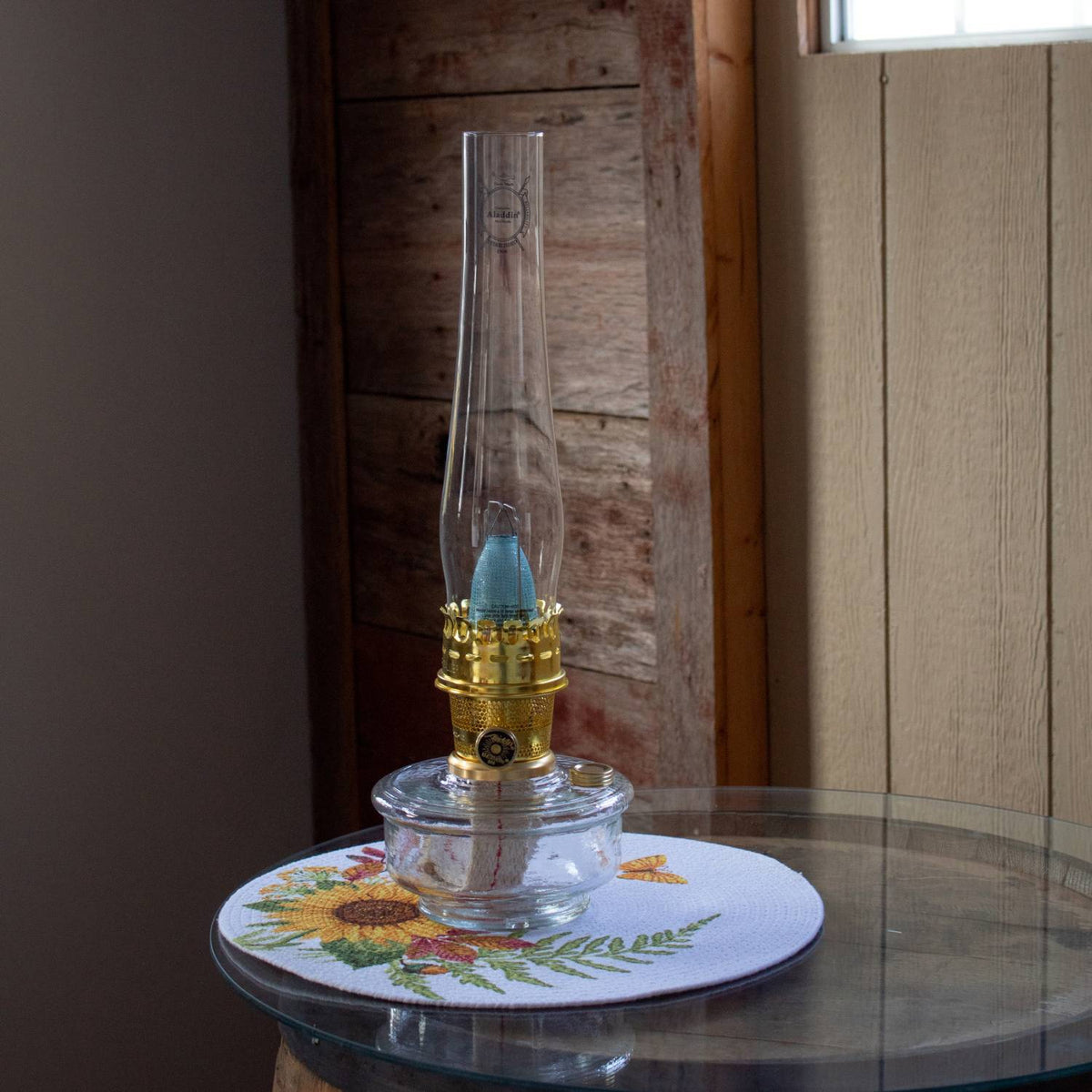 Aladdin Clear Regency Wall Oil Lamp