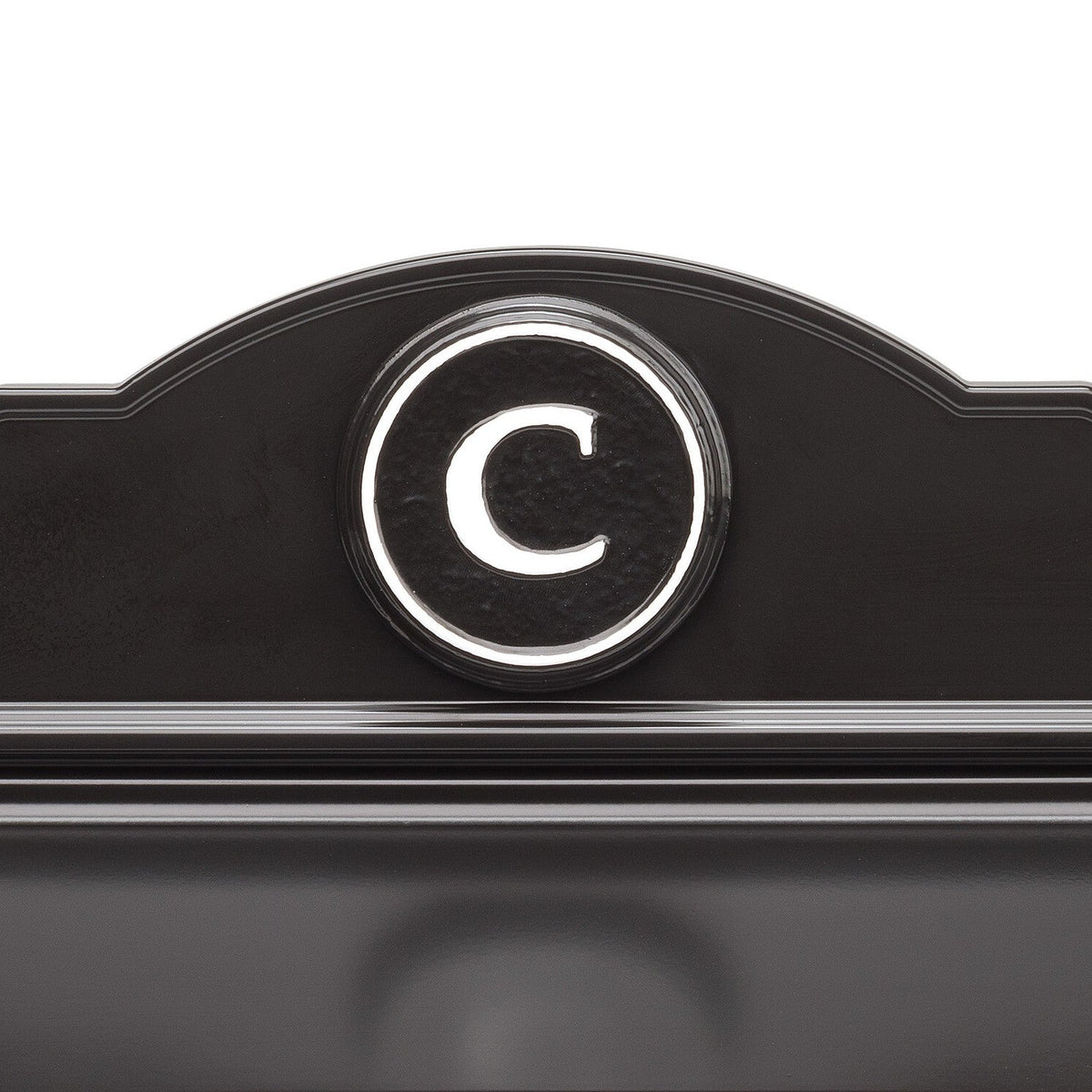 Whitehall Custom Wall Mount Mailbox - Black/White