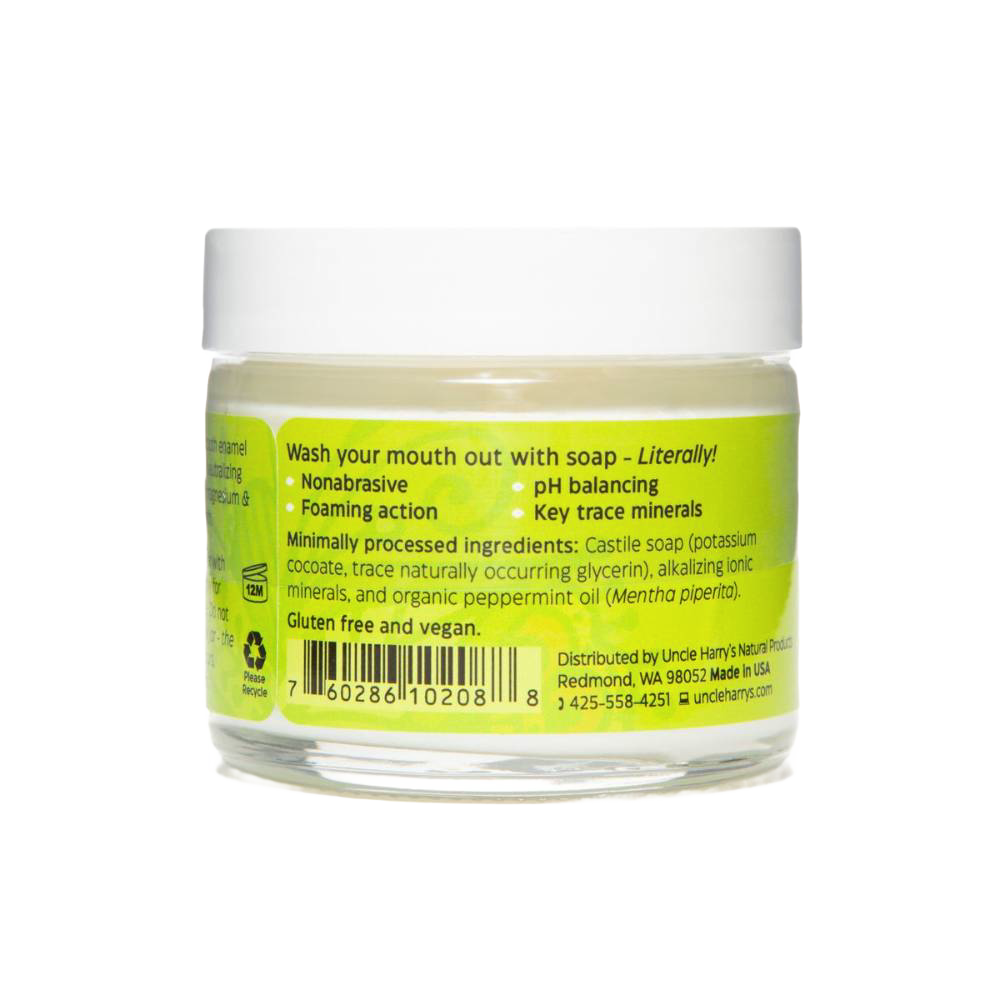 Uncle Harry's Brushing Soap Tooth Suds - Peppermint