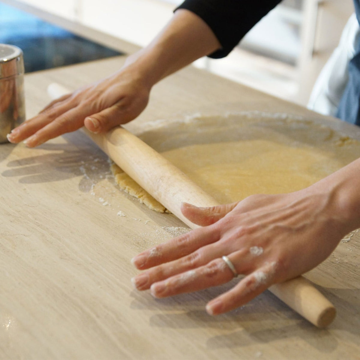 French-Style Hardwood Rolling Pin