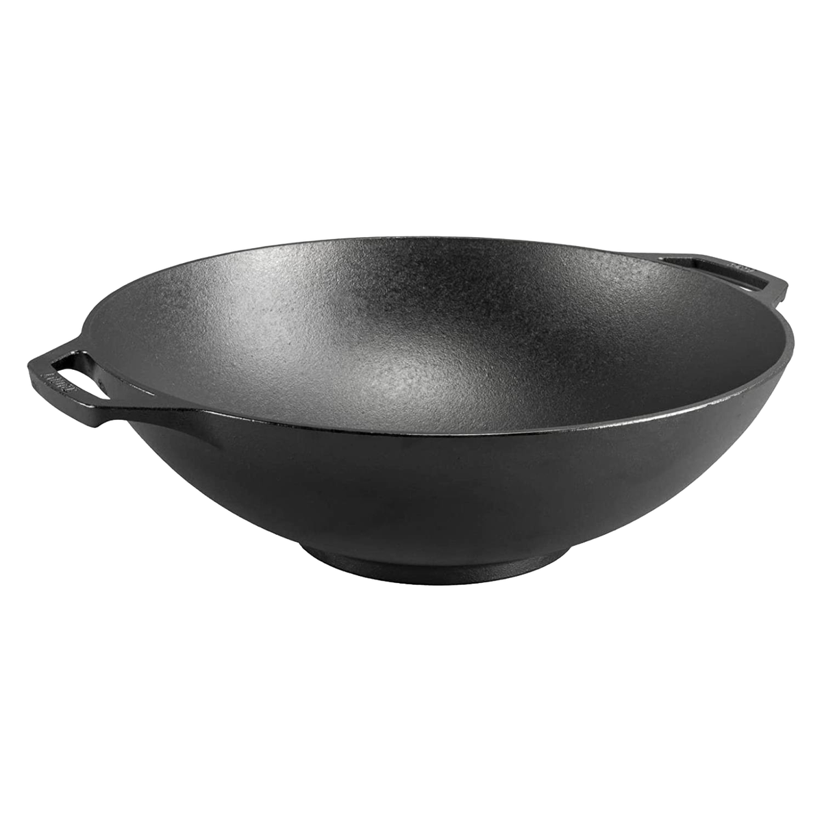 Lodge Cast Iron Wok with Wide Base