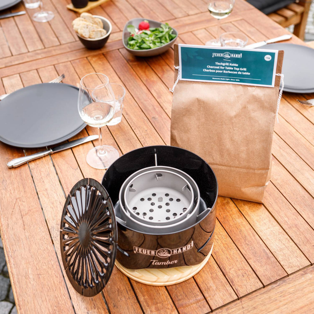 Feuerhand Charcoal for Tamber Tabletop Grill