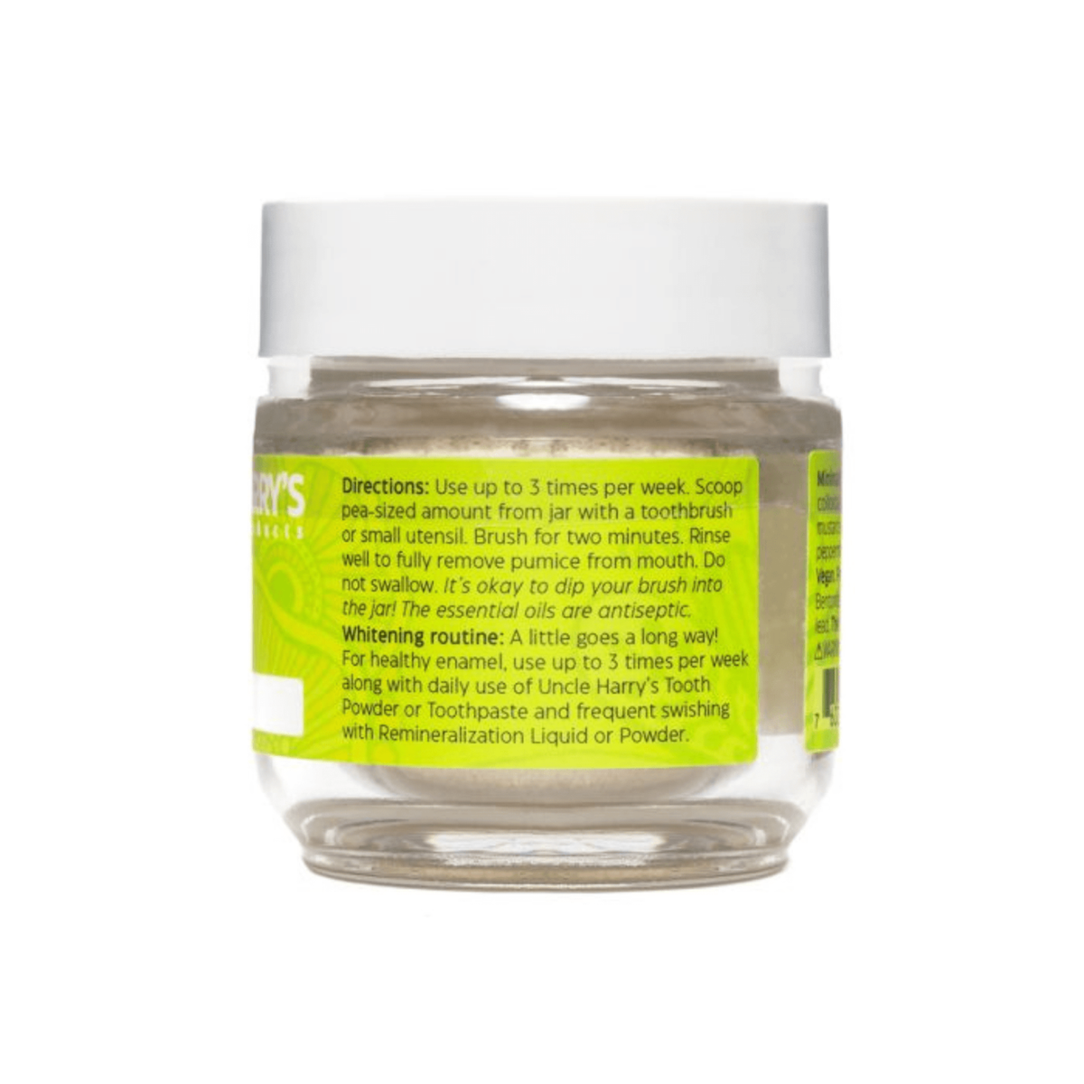 Uncle Harry's Teeth Whitening Pumice Polish