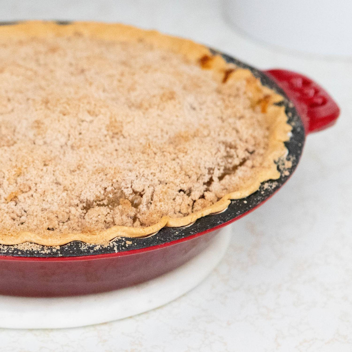 Lehman's Cast Iron Pie Pan with Crimped Edges