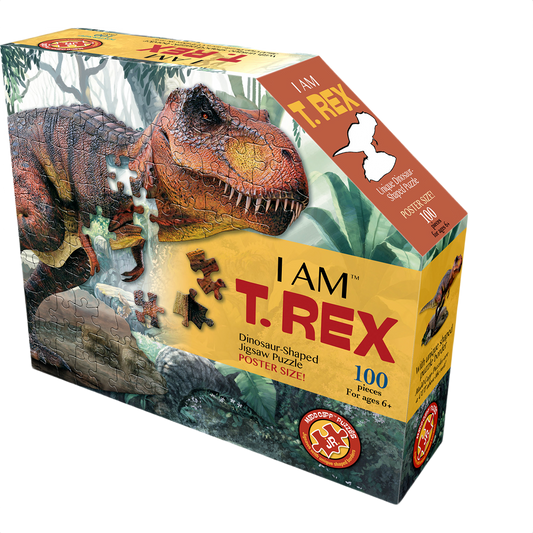 Shaped Jigsaw Puzzle - T-Rex - 100pcs