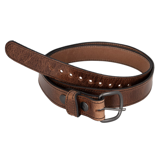 Amish-Made Dress Leather Belts - 1-1/4 Inch Wide