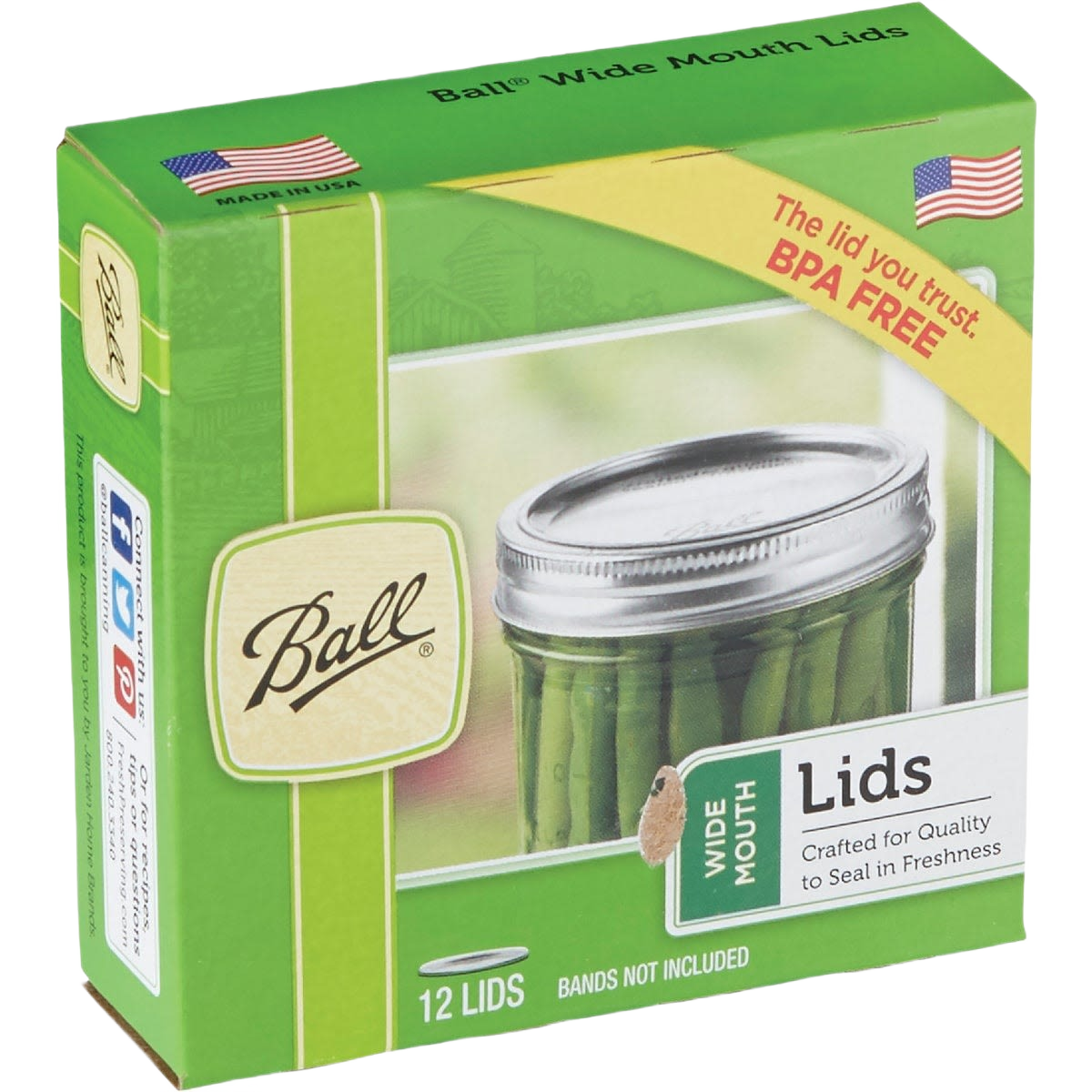 Ball Canning Lids - Wide Mouth (12)