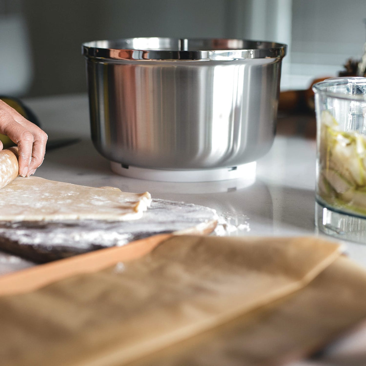 Stainless Steel Bowl for Bosch & NutriMill Mixer