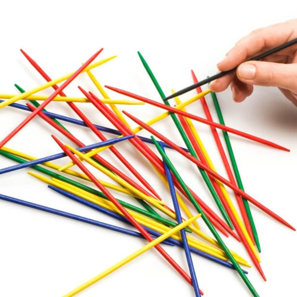 Pick Up Sticks Game with Wooden Storage Box