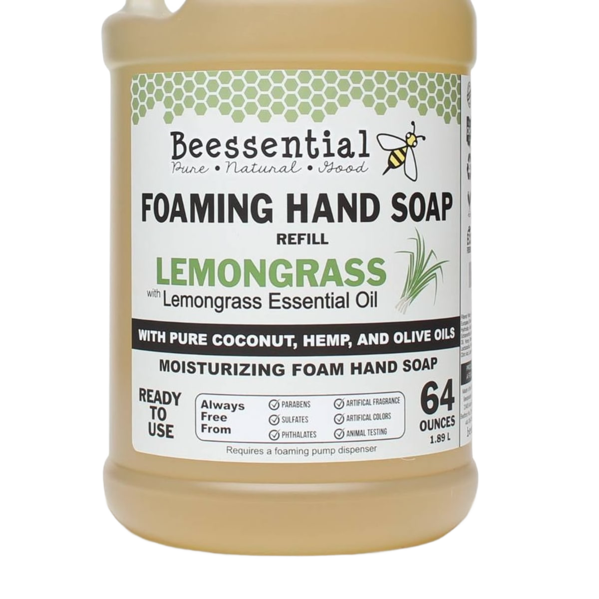 Beessential Foaming Hand Soap Refill - 64 oz