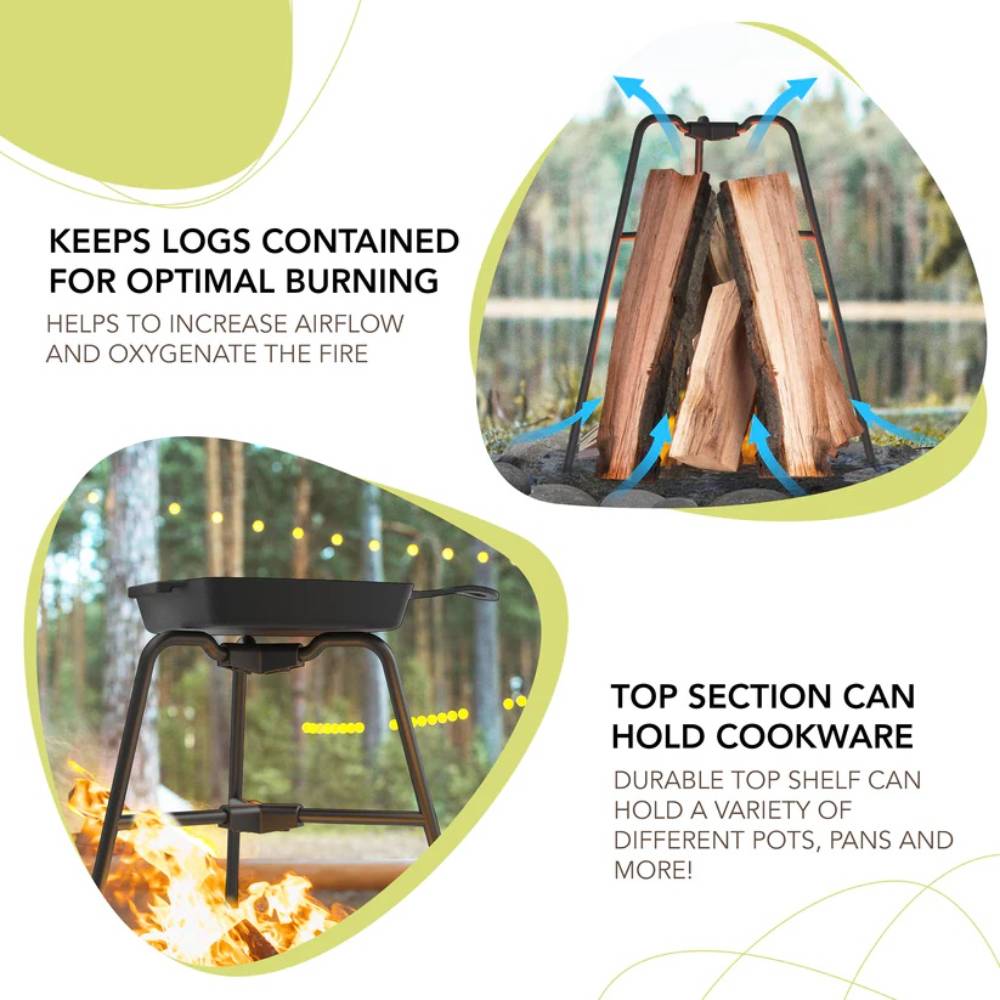 KABIN Flame Frame Vertical Bonfire Builder