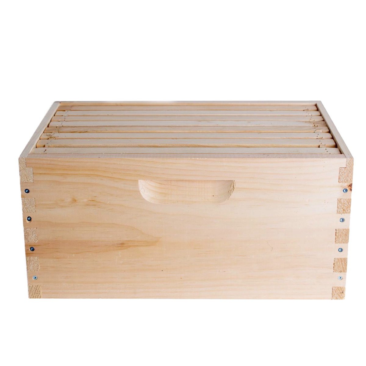 8-Frame Deep Bee Box - Assembled/Wooden