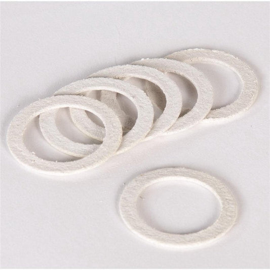 6-Pack Fiber Seal for Burner Nose for Paulin/Humphrey Gas Lights