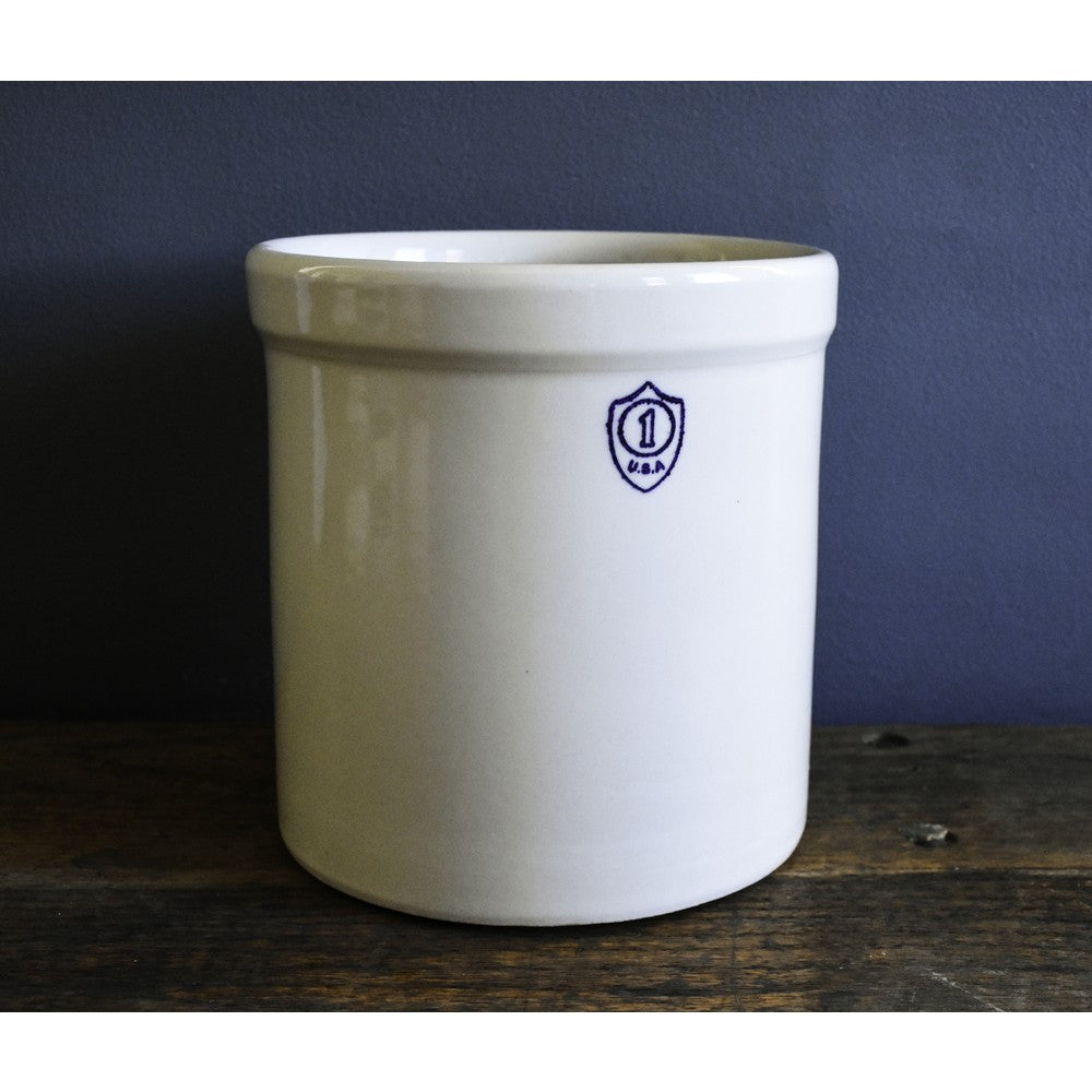 1 Gallon Numbered Stoneware Crock