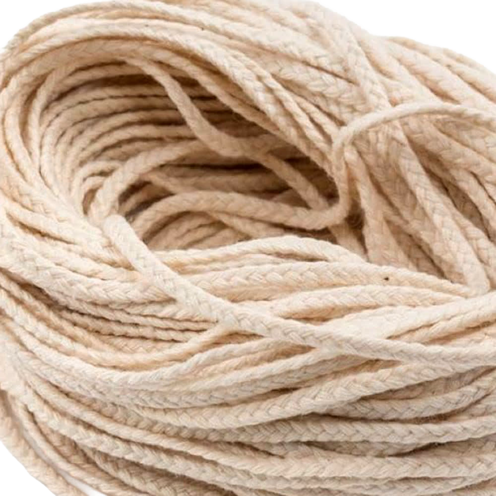 30 Ply Flat-Braid Wicking for Candlemaking