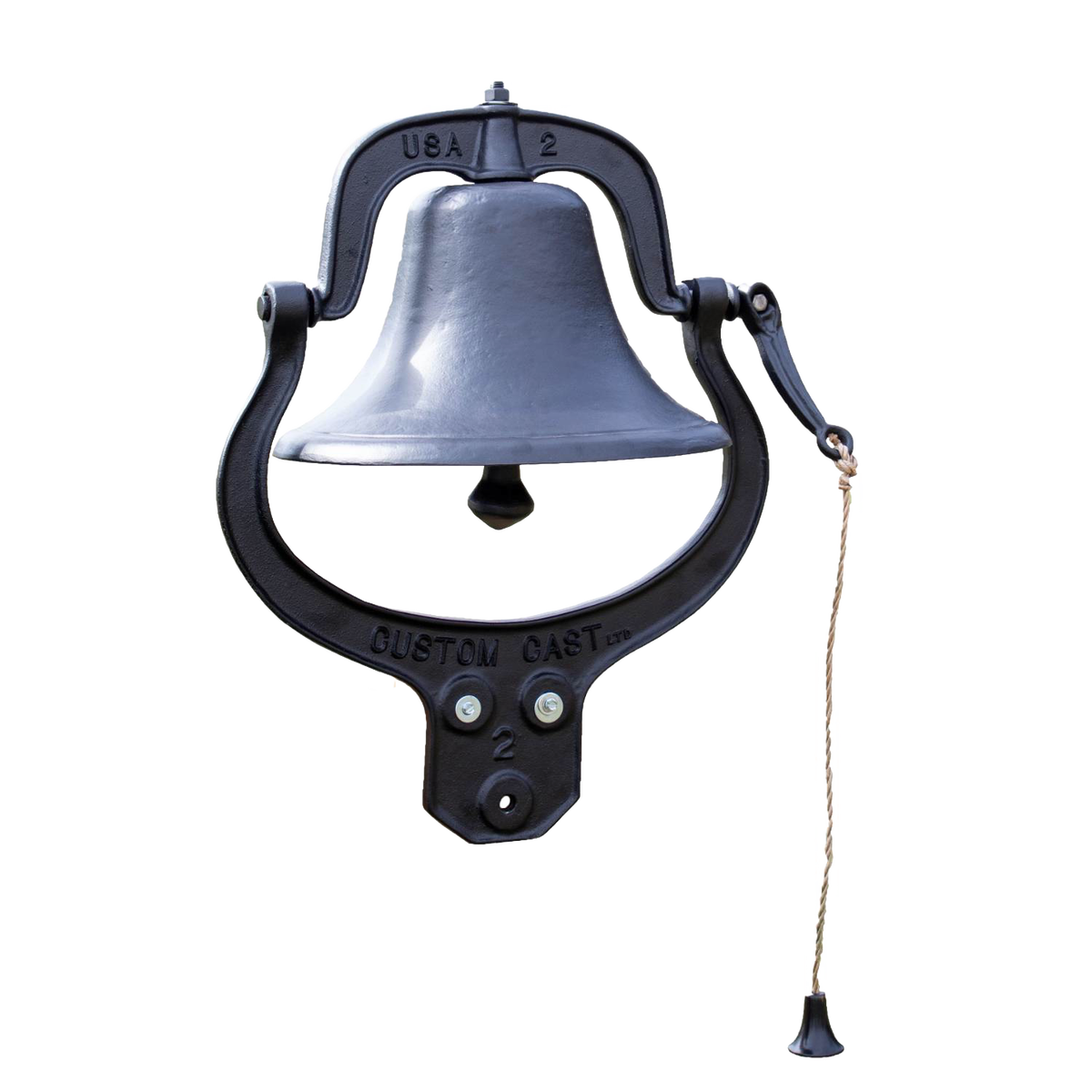 Classic Farm Bell - 14" Cast Aluminum (Amish Made)