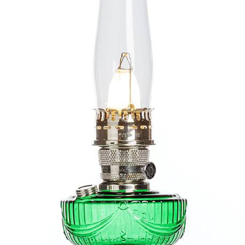 Aladdin Emerald Lincoln Drape Oil Lamp