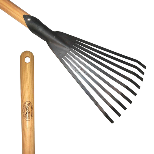 DeWit Junior Long Handle Leaf Rake