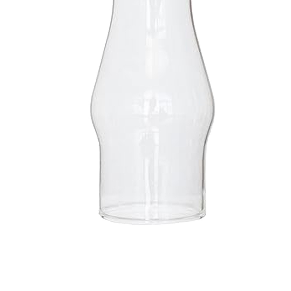 Clear Oil Lamp Chimney - 1-5/8" base