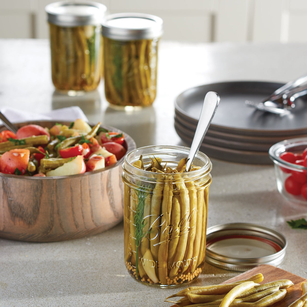 Ball Wide-Mouth Pint Canning Jars (12)