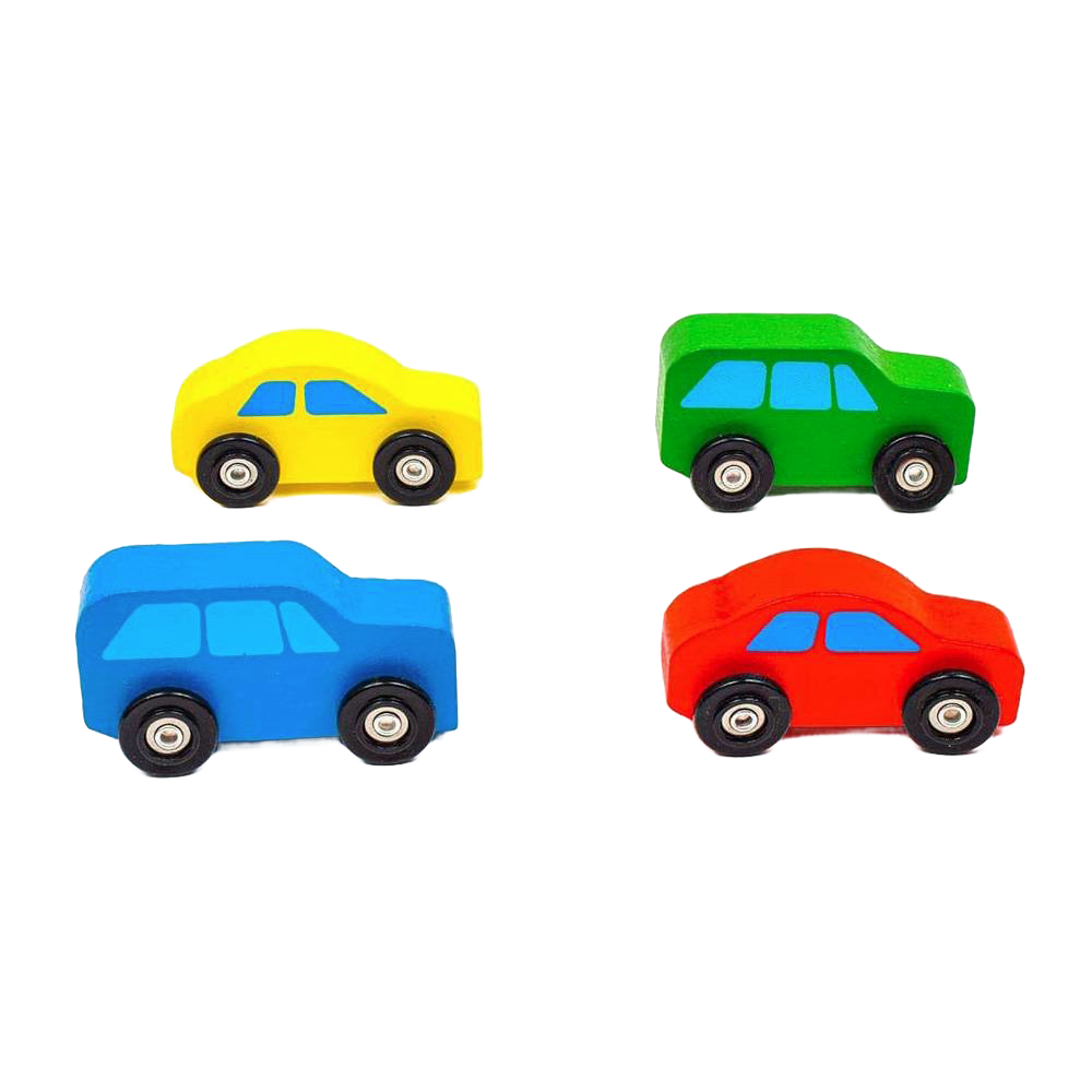 Melissa & Doug Car Carrier Truck Wooden Toy Set