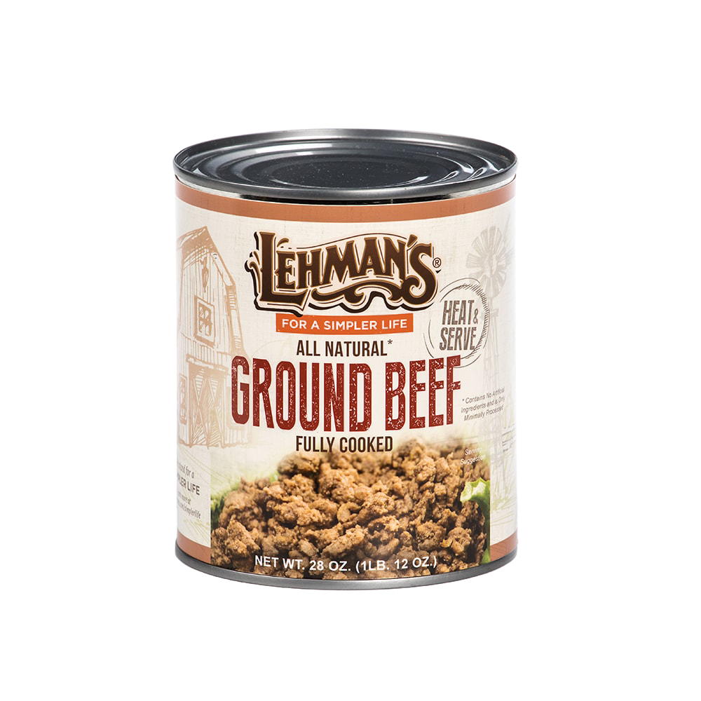 Lehman's Canned Ground Beef