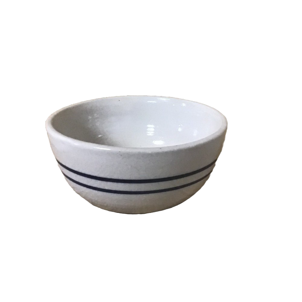 Heritage Blue Stripe Stoneware Salad Bowl