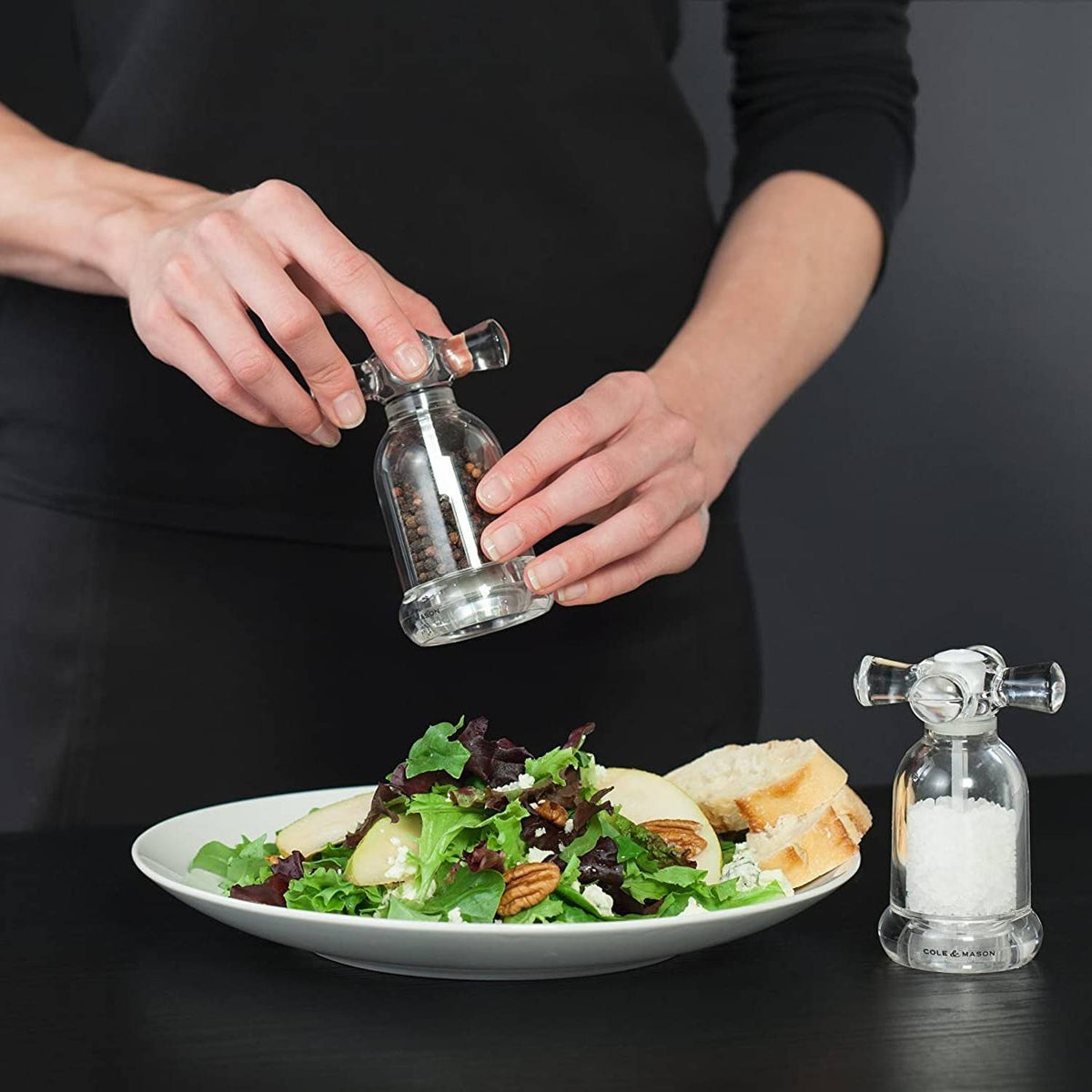 Faucet Salt and Pepper Mills