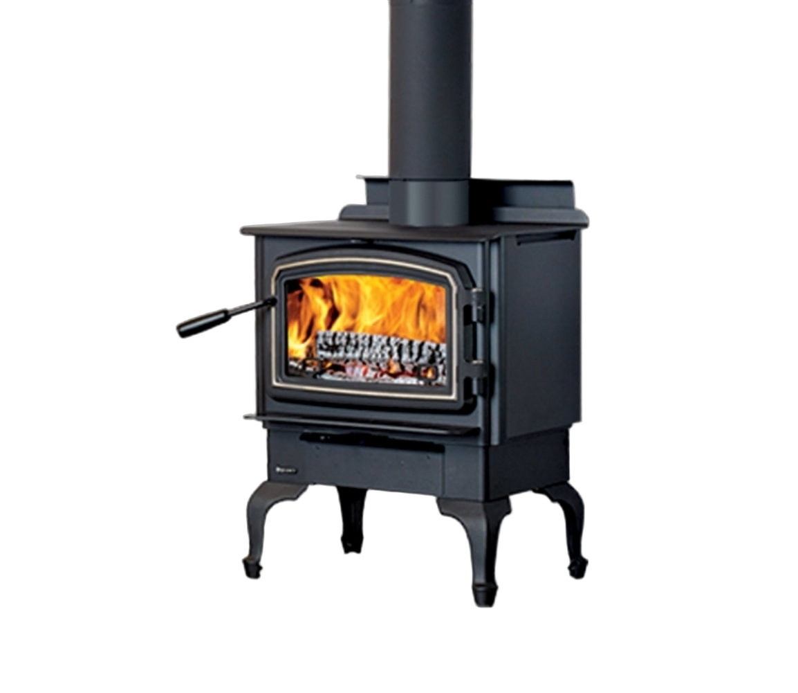 Regency Classic F1150 Small Wood Stove - Black Legs