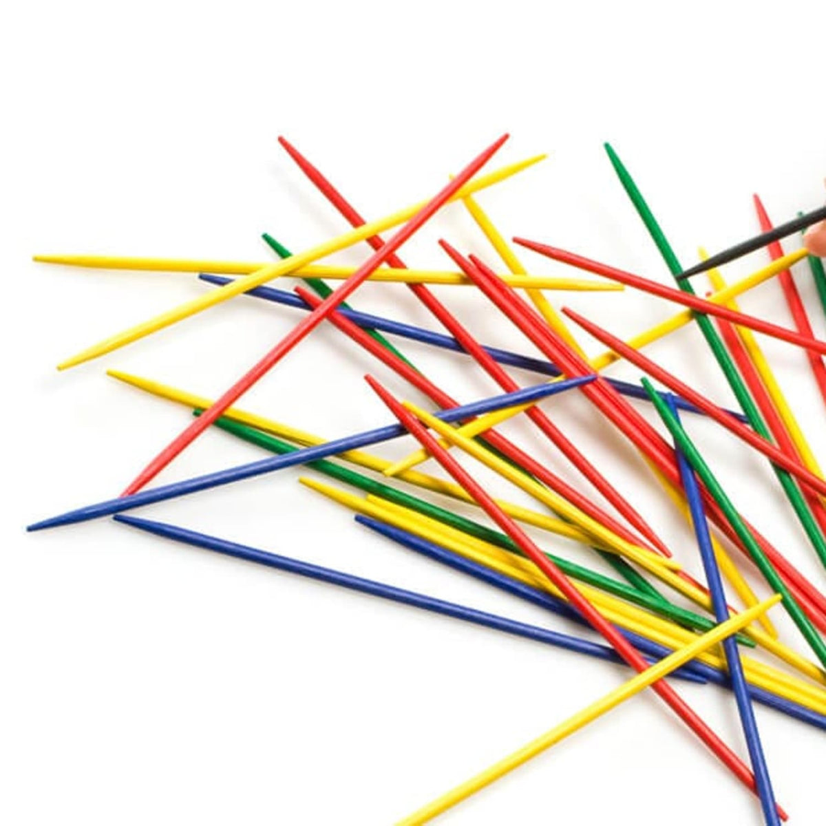 Pick Up Sticks Game with Wooden Storage Box