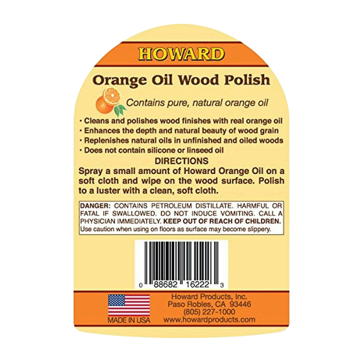 Orange Oil Wood Polish