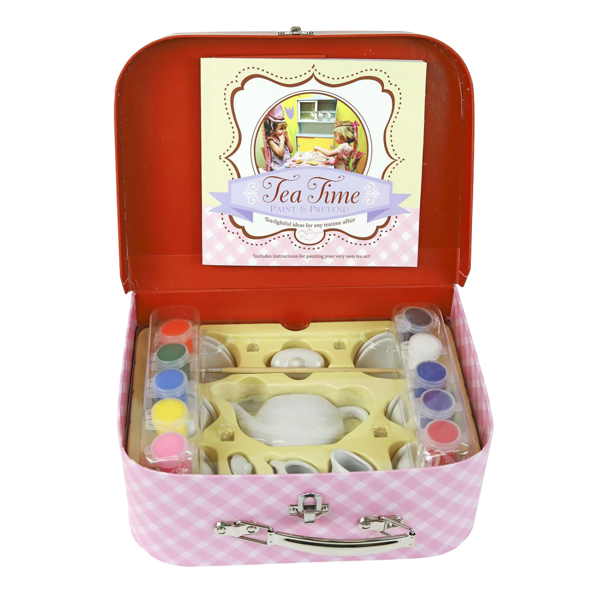 Tea Time Paint & Pretend Suitcase Art Kit