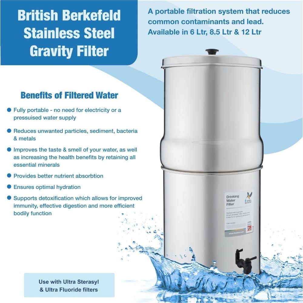 British Berkefeld Baron Gravity Water Filter - 0.26 Gal