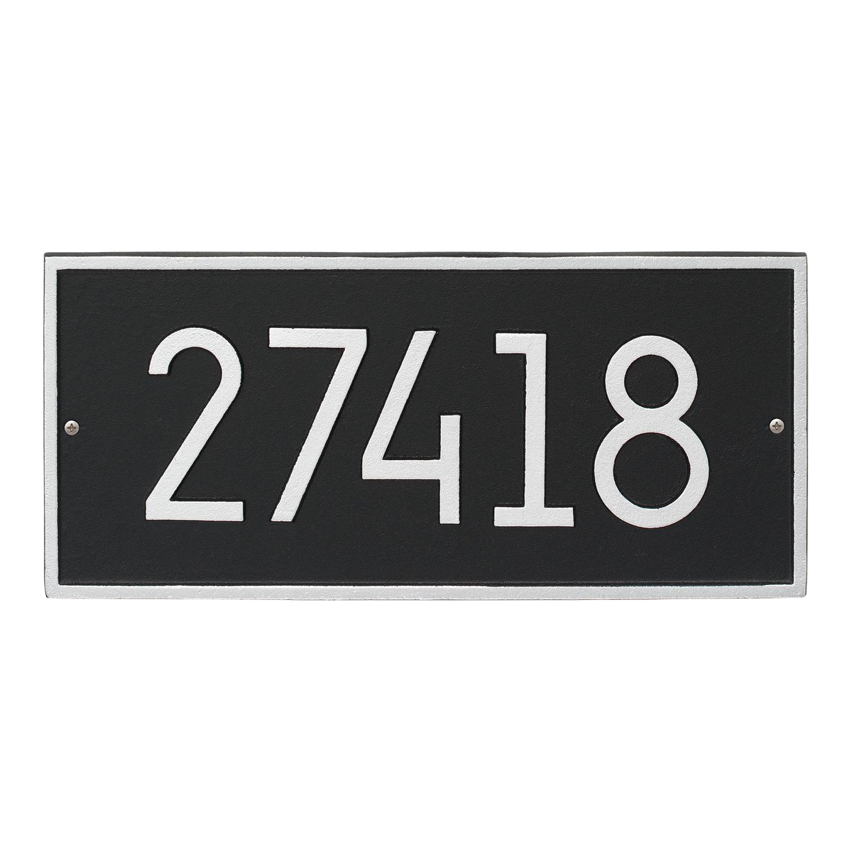 Whitehall Modern Custom Wall Plaque Black/Silver