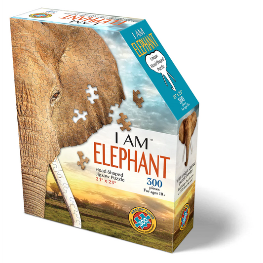 Shaped Jigsaw Puzzle - Elephant - 300pcs
