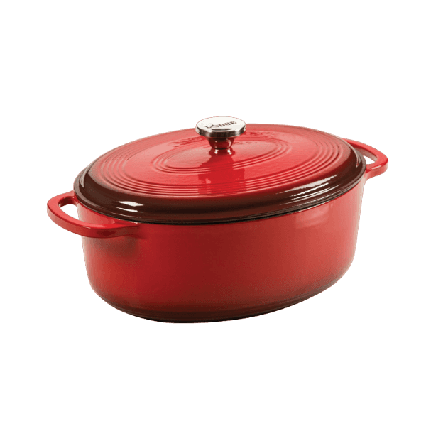 Lodge Enameled Cast Iron 7 Qt Oval Dutch Oven