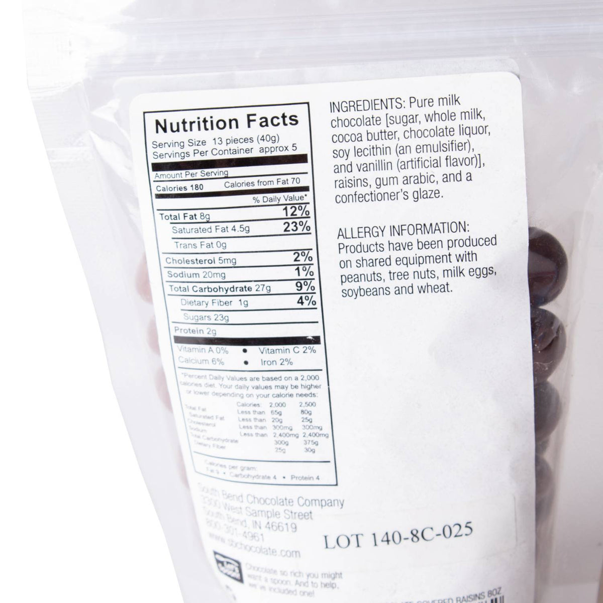 Lehman's Chocolate Covered Raisins - 8 oz