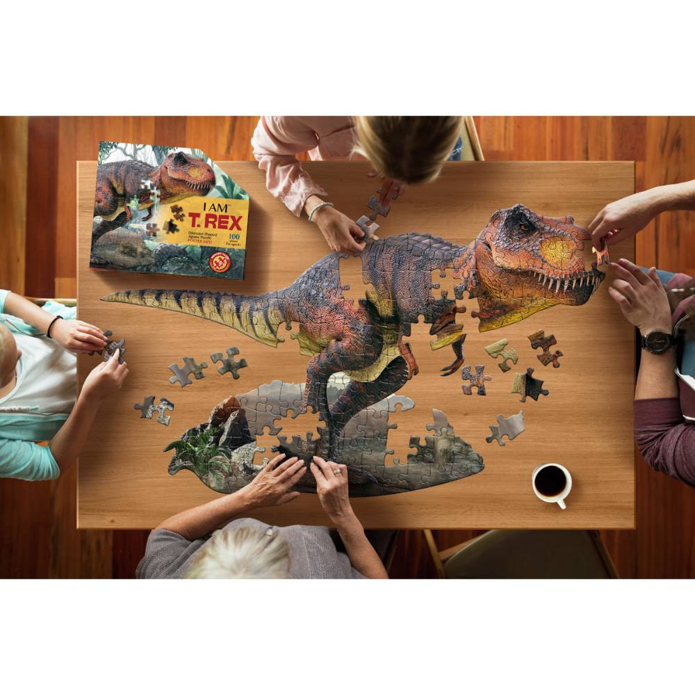Shaped Jigsaw Puzzle - T-Rex - 100pcs